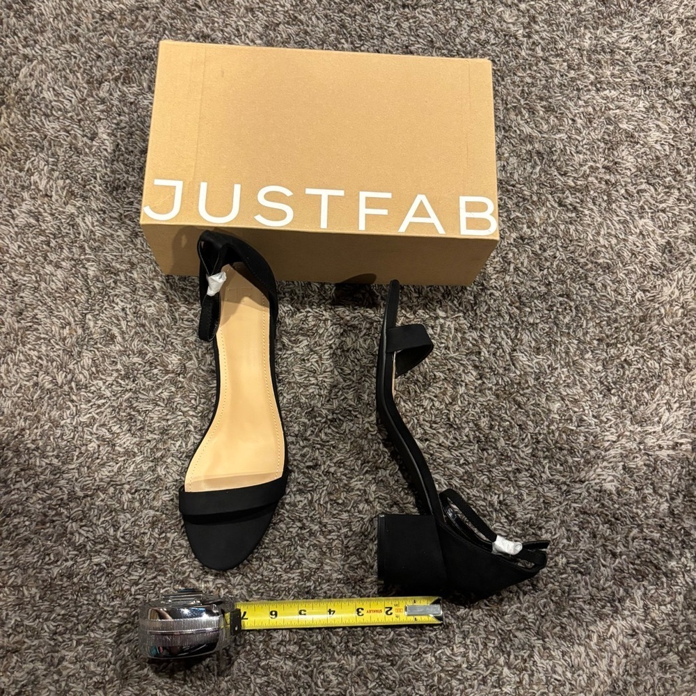 JustFab Elegant Black Heels